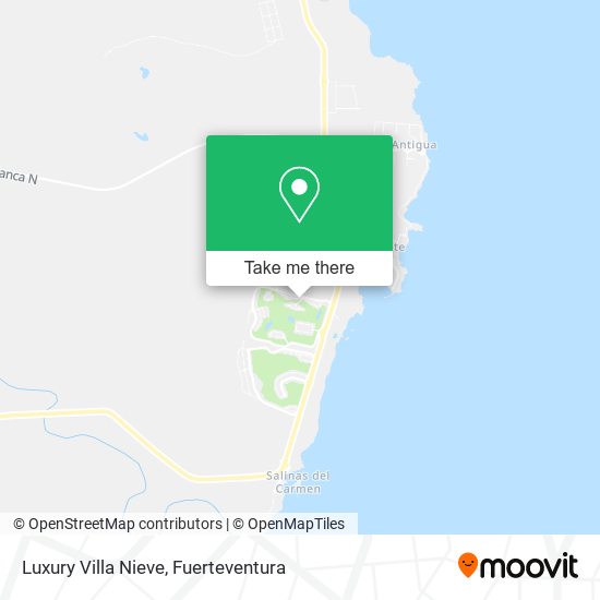 Luxury Villa Nieve map