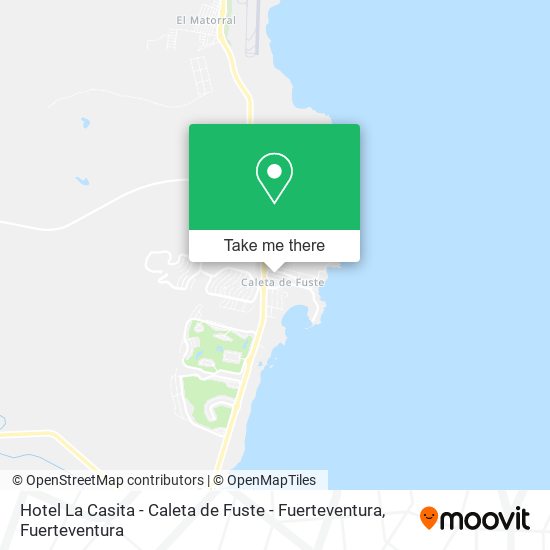 Hotel La Casita - Caleta de Fuste - Fuerteventura map