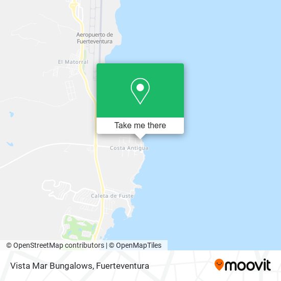 Vista Mar Bungalows map