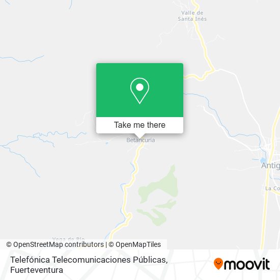 Telefónica Telecomunicaciones Públicas map