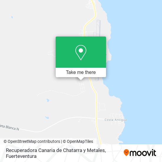 Recuperadora Canaria de Chatarra y Metales map