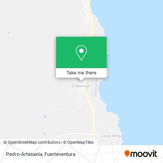 Pedro-Artesanía map