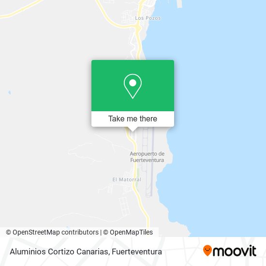 Aluminios Cortizo Canarias map