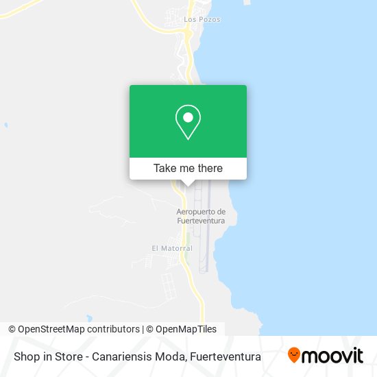 Shop in Store - Canariensis Moda map