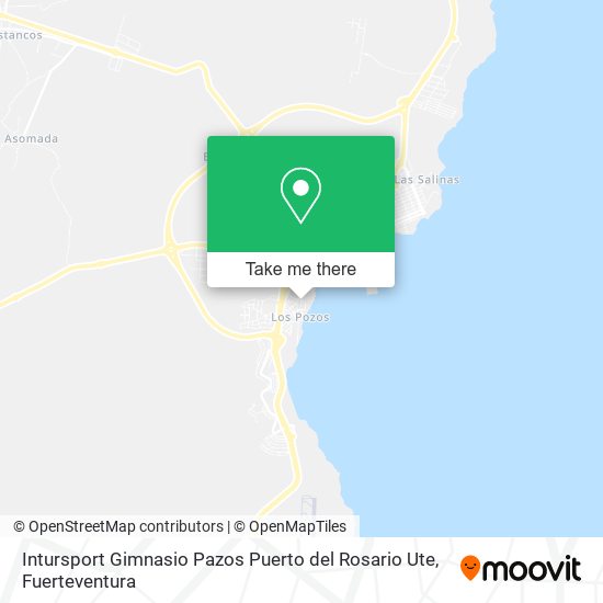 Intursport Gimnasio Pazos Puerto del Rosario Ute map