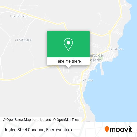 Inglés Steel Canarias map