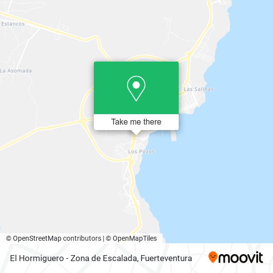 El Hormiguero - Zona de Escalada map