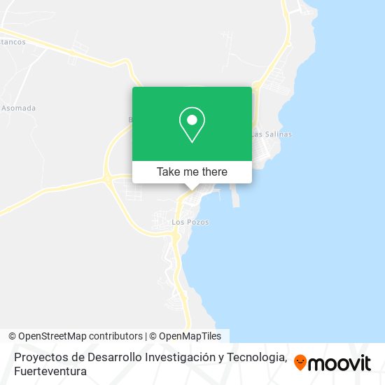 Proyectos de Desarrollo Investigación y Tecnologia map