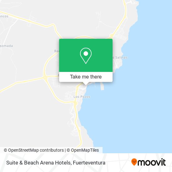 Suite & Beach Arena Hotels map