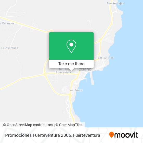 Promociones Fuerteventura 2006 map