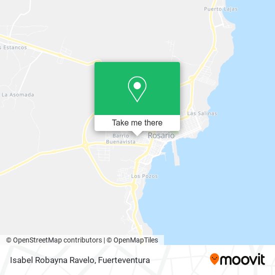 Isabel Robayna Ravelo map