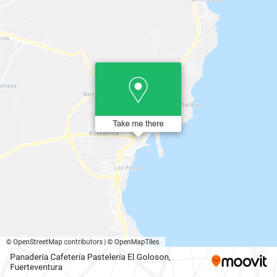 Panadería Cafetería Pastelería El Goloson map