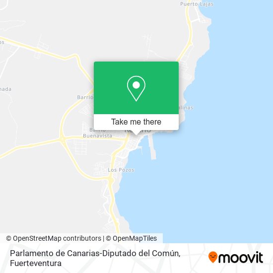 Parlamento de Canarias-Diputado del Común map