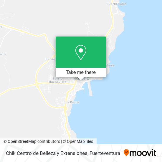 Chik Centro de Belleza y Extensiones map