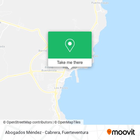Abogados Méndez - Cabrera map
