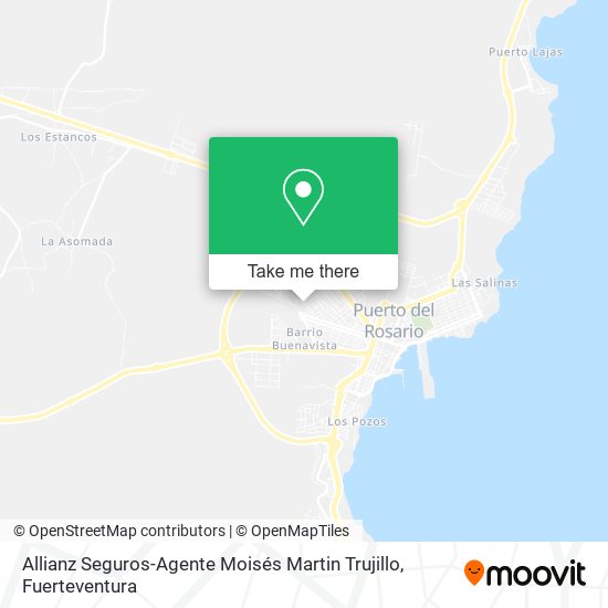 Allianz Seguros-Agente Moisés Martin Trujillo map