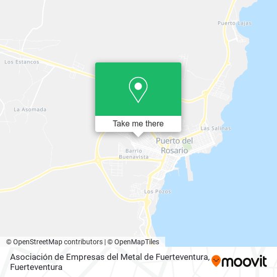 Asociación de Empresas del Metal de Fuerteventura map