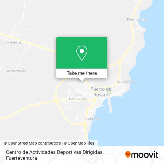 Centro de Actividades Deportivas Dirigidas map