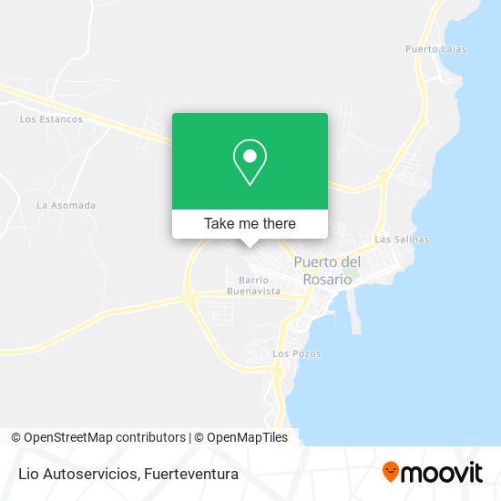 Lio Autoservicios map