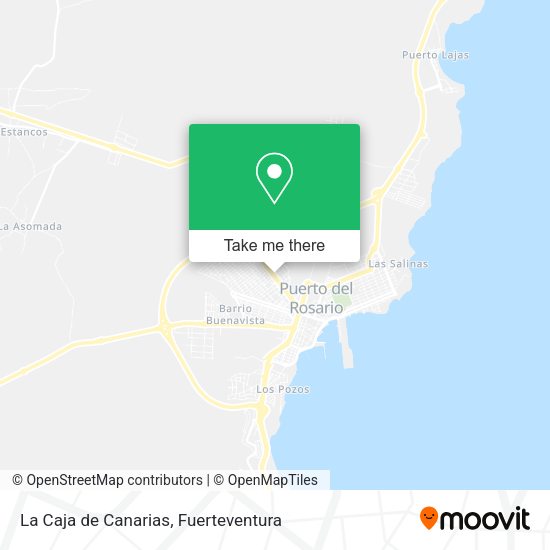 La Caja de Canarias map