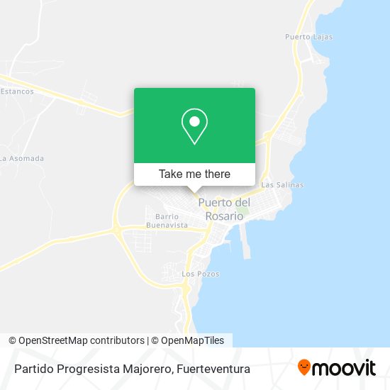 Partido Progresista Majorero map