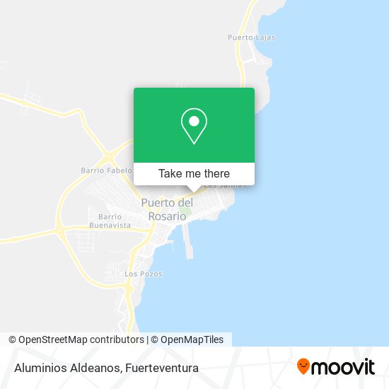 Aluminios Aldeanos map