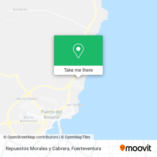 Repuestos Morales y Cabrera map