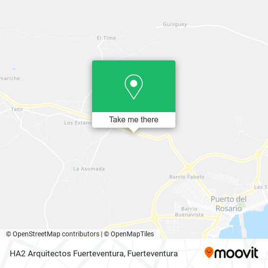 HA2 Arquitectos Fuerteventura map