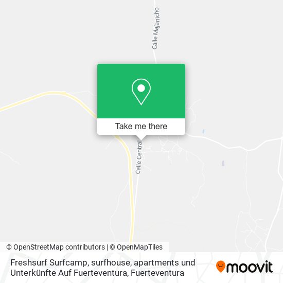 Freshsurf Surfcamp, surfhouse, apartments und Unterkünfte Auf Fuerteventura map