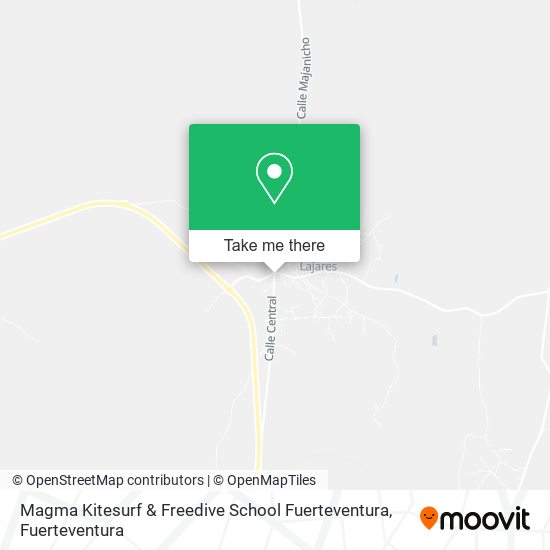 Magma Kitesurf & Freedive School Fuerteventura map