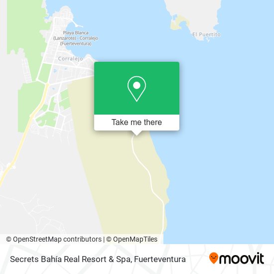 Secrets Bahía Real Resort & Spa map