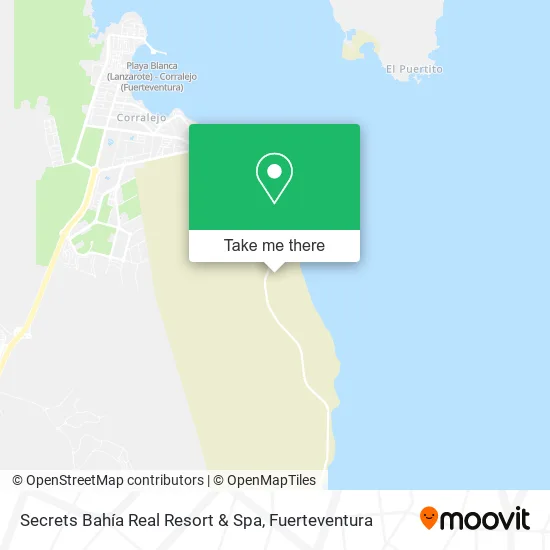 Secrets Bahía Real Resort & Spa map