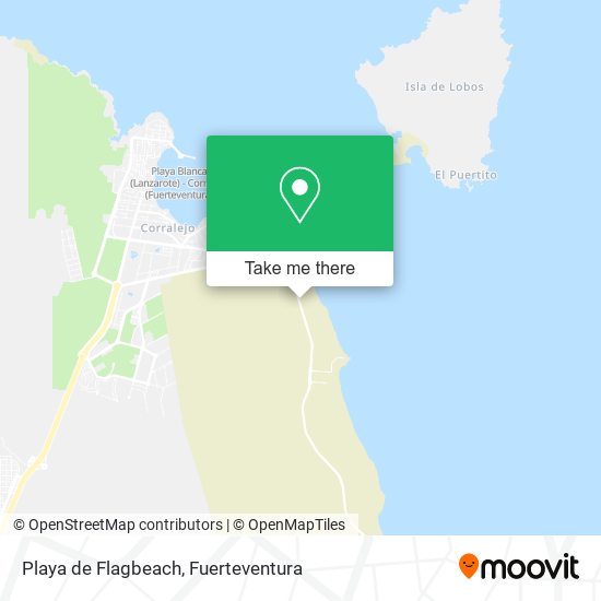 Playa de Flagbeach map