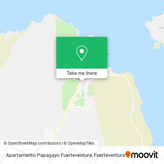 Apartamento Papagayo Fuerteventura map