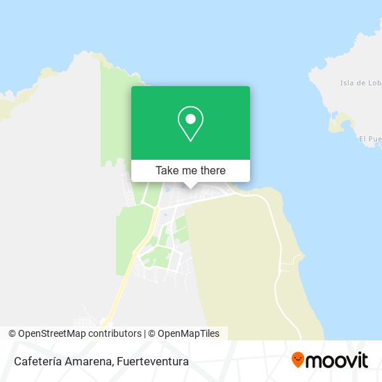 Cafetería Amarena map