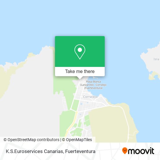 K.S.Euroservices Canarias map