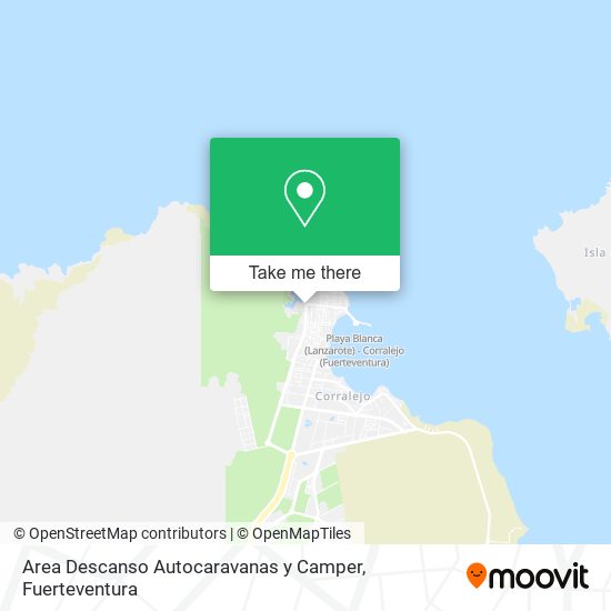Area Descanso Autocaravanas y Camper map