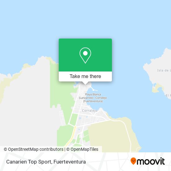 Canarien Top Sport map