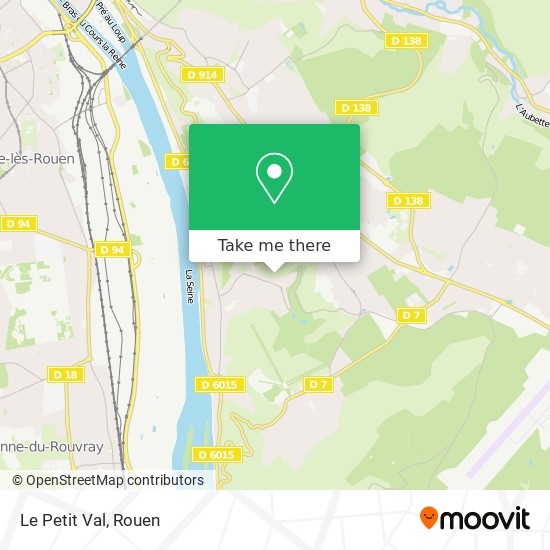 Mapa Le Petit Val