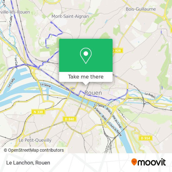 Mapa Le Lanchon
