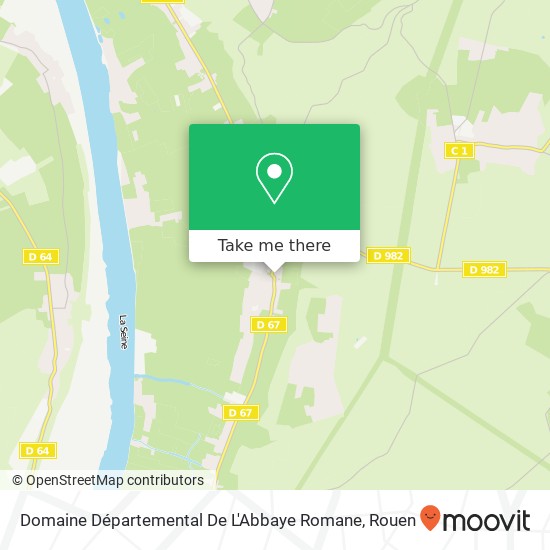 Domaine Départemental De L'Abbaye Romane map