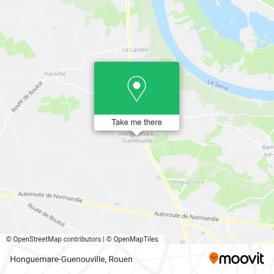 Honguemare-Guenouville map