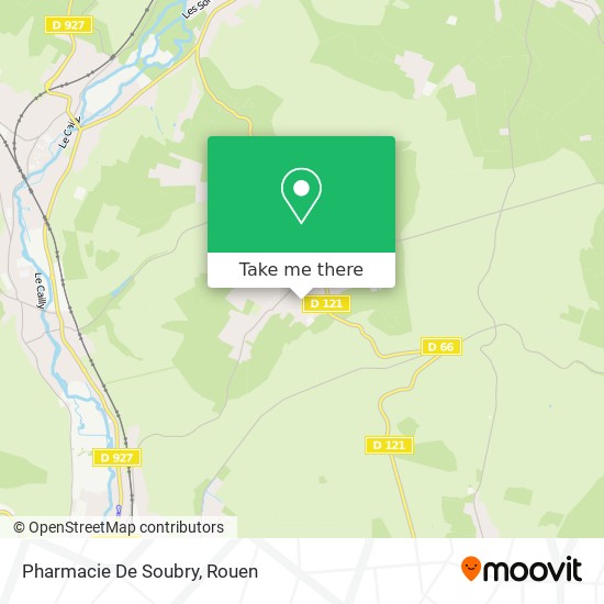 Mapa Pharmacie De Soubry