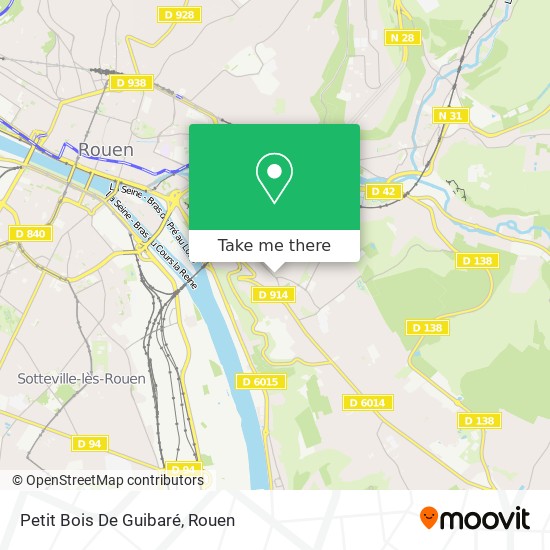 Mapa Petit Bois De Guibaré