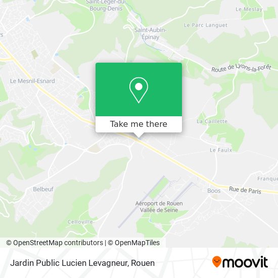 Jardin Public Lucien Levagneur map