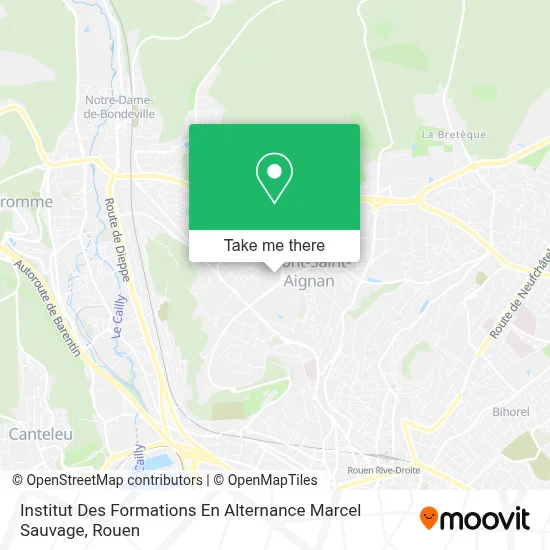 Institut Des Formations En Alternance Marcel Sauvage map