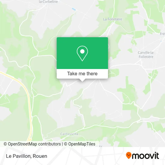 Le Pavillon map
