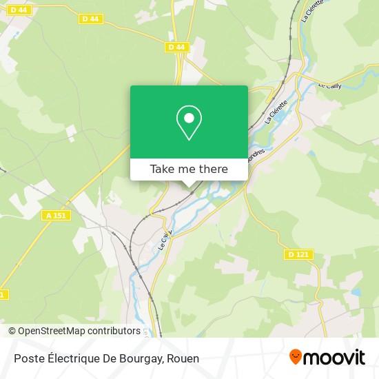 Poste Électrique De Bourgay map