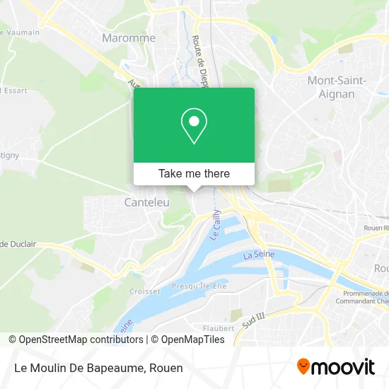 Le Moulin De Bapeaume map