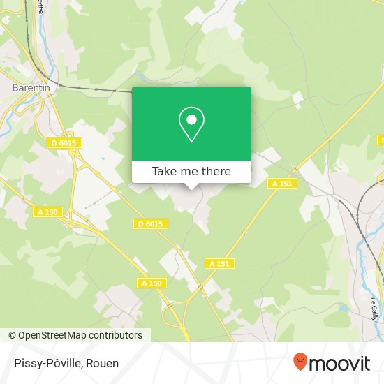 Mapa Pissy-Pôville